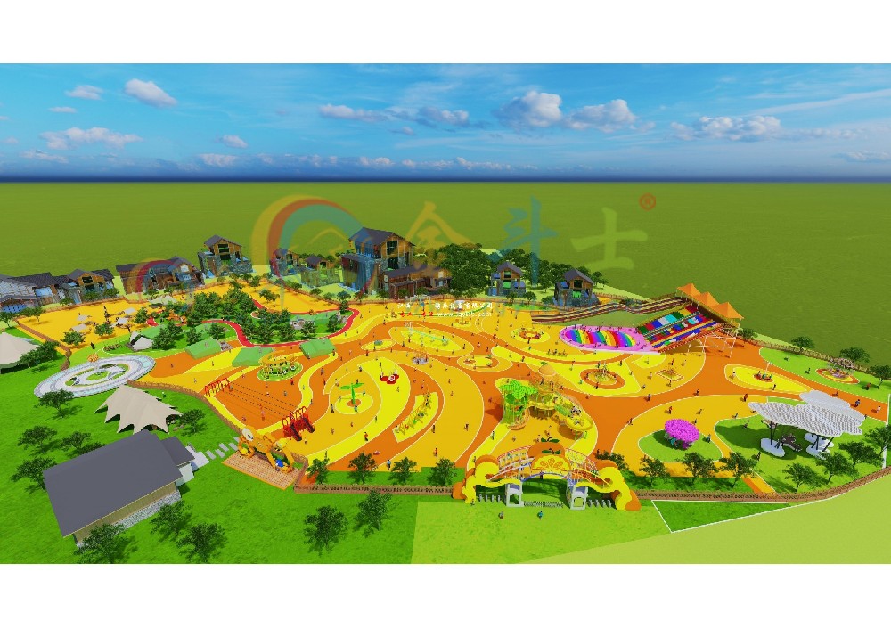 橘子主題樂(lè)園效果圖案例