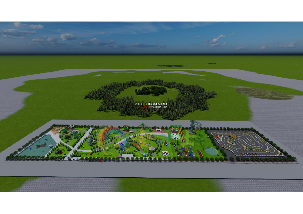 熊貓樂(lè)園效果圖